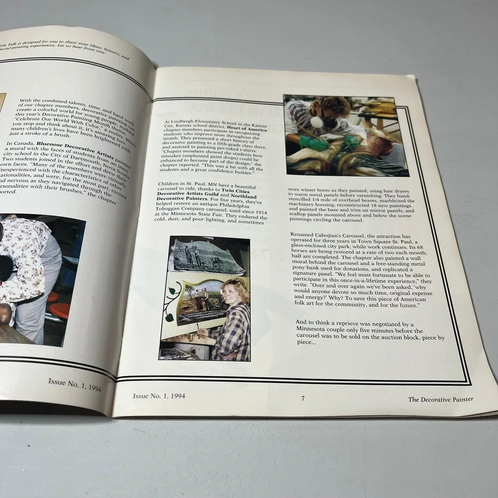 The Decorative Painter Magazine Issue #1 1994 Jan/Feb Vol XXVII‎ Crafts Patterns
